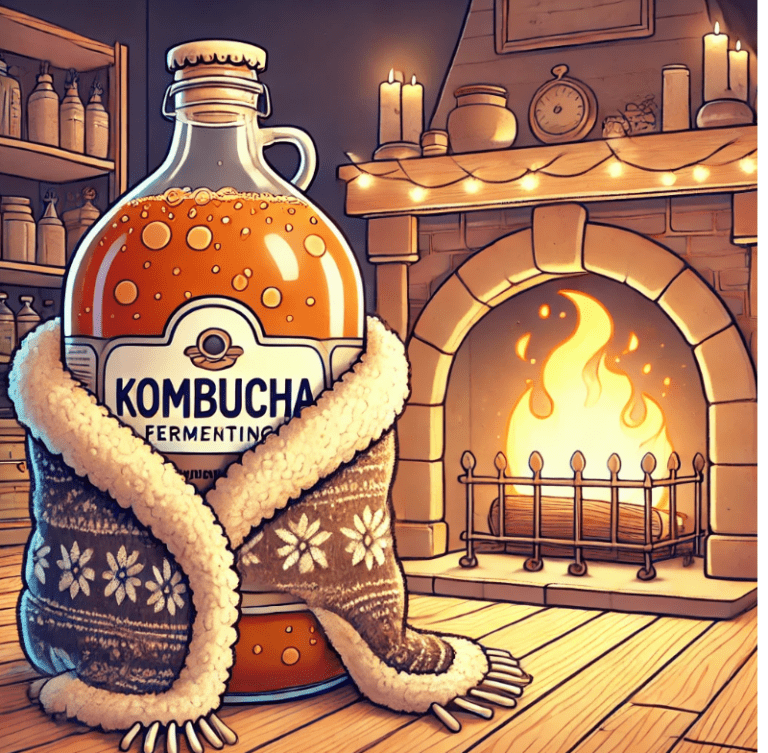 how to keep kombucha warm