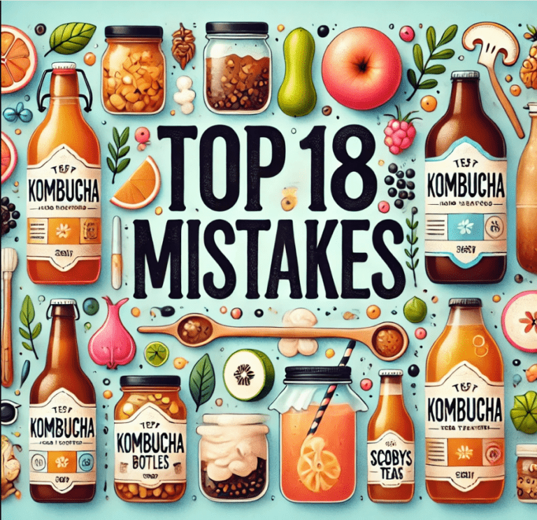 top 18 kombucha brewing mistakes